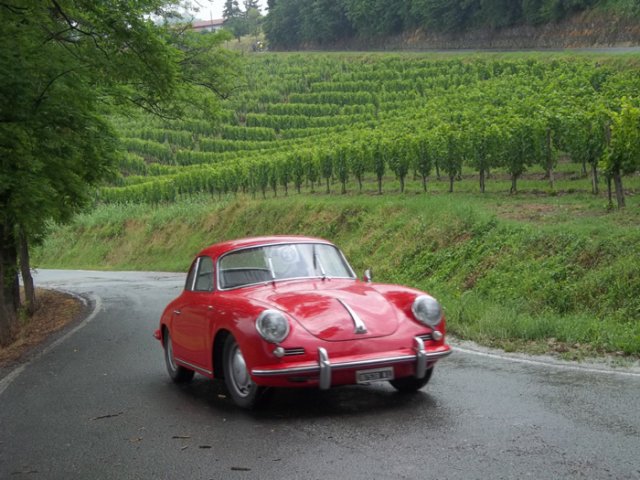 Porsche 356 SC in prova speciale (Cassine 2015)